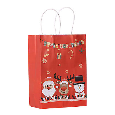 #ad 20pcs Gift Bags Delicate Portable Excellent Workmanship Christmas Gift Bags Easy $16.45