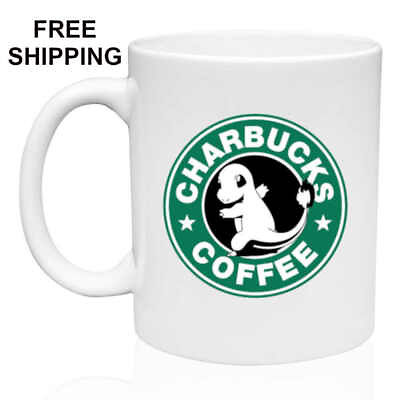 Charbucks Coffee Birthday Christmas Gift White Mug 11 oz Coffee Tea $14.99
