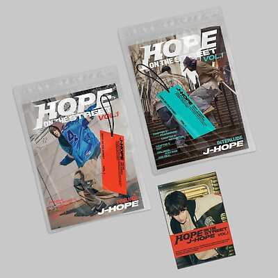 #ad BTS J HOPE Album #x27;HOPE ON THE STREET VOL.1#x27; Photobook Ver. Weverse Ver. Sealed $31.50