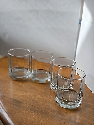 #ad Anchor Hocking Essex Clear Double Old Fashioned Glasses Set Of 4 $35.33