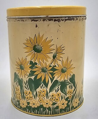 #ad Vintage Yellow Sunflower Ton 6quot;×5quot; Diameter $8.46