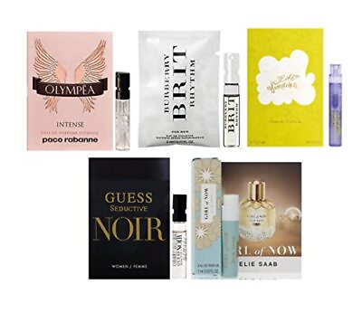 5 Designer Perfume Samples for Women Perfume Vials Most Popular $25.00