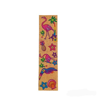 #ad Vintage Lisa Frank Single Sticker Strip Flamingos Pineapples Rare 80s Unused $24.88