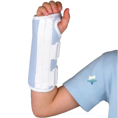 #ad FLA Orthopedics For Kids Microban Wrist Splint Right Hand Blue Pediatric $20.00