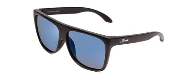 #ad Coyote FP 27 Mens Floating Polarized Sunglass Matte Black Grey Blue Mirror 60 mm $49.95