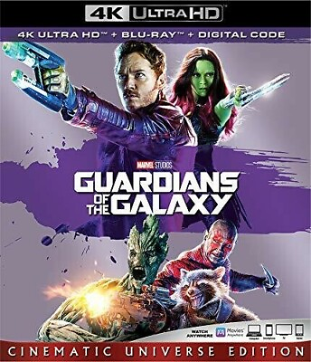 #ad Guardians of the Galaxy New 4K UHD Blu ray With Blu Ray 4K Mastering Colle $26.58