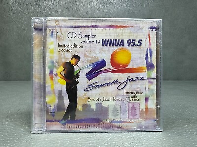 #ad WNUA 95.5 Smooth Jazz Sampler 2 CD Set Volume 18 $29.75