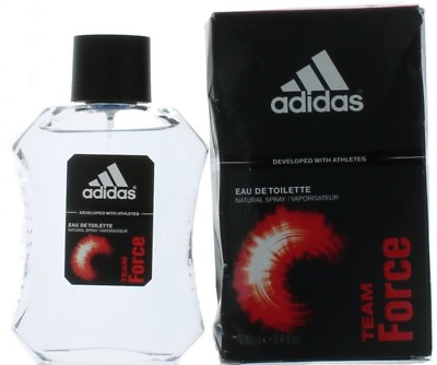 #ad Team Force by Adidas for Men EDT Cologne Spray 3.4 oz. Damaged Box $15.11