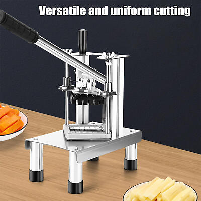 #ad Potato Fry Cutter Stainless Steel French Fries Slicer Vegetable Dicer Chopper $81.76