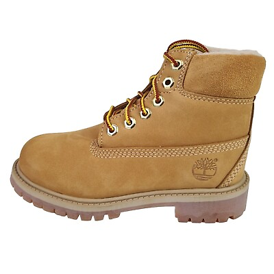 #ad Timberland 6In LITTLE KIDS Casual Boot Winter TB02007B Waterproof Wheat Sz 12.5Y $62.99