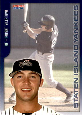 #ad 2004 Staten Island Yankees Choice #27 Robert Villanova Mahopac New York NY Card $12.99