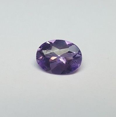 #ad OVAL SHAPED AMETHYST 8X6MM OVAL SHAPED PURPLE AMETHYST WITH CHECKERBOARD FINISH $9.99