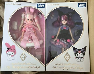 #ad NEW Licca Doll Sanrio My Melody Kuromi Stylish Doll Collections $282.15