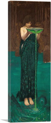 #ad ARTCANVAS Circe Invidiosa 1892 Canvas Art Print by John William Waterhouse $106.24