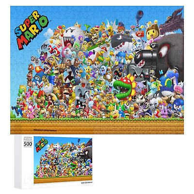 #ad Kgloutfd Super Mario Educational Toy Parentchild Game Jigsaw Puzzle qzuld18pz8xm $39.63