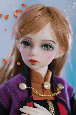 #ad 1 4 Handmade Resin BJD SD Ball Joint Dolls Girl Gift princess Anna 16quot; Full Set $159.99
