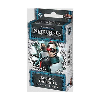 #ad FFG Android Netrunner LCG Data Pack #2 Second Thoughts NM $14.95