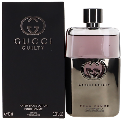 Guilty By Gucci For Men After Shave Lotion Splash 3oz New $94.49