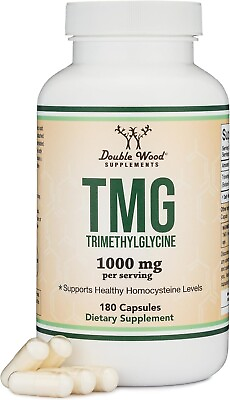 #ad TMG Trimethylglycine Supplement 1000Mg per Serving 180 Capsules $14.63