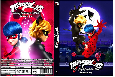 #ad Miraculous: Tales of Ladybug and Cat Noir Animated Series Season 1 4 Eng Audio $39.99