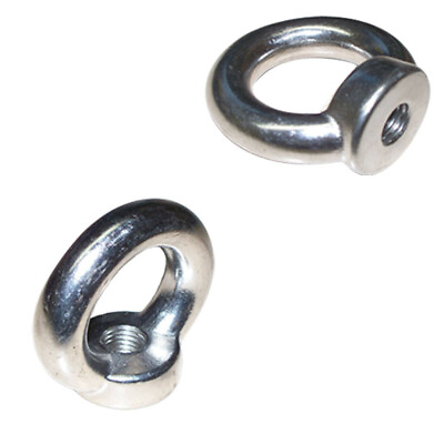 #ad Din 582 Eye Nut Stainless Steel 316 Metric Thread 16 mm 1400 LBS WLL $13.50