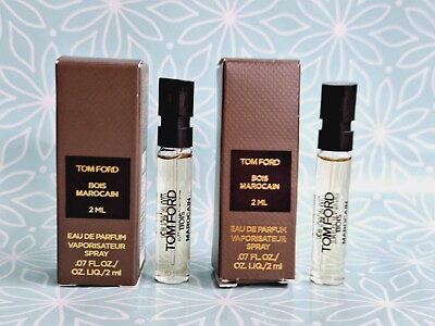 #ad #ad 2 Tom Ford Bois Marocain Sample Vials Eau De Parfum 2ml 0.07 fl oz $14.99