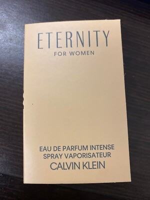 Calvin Klein Eternity Women#x27;s Eau de Perfume Intense 1.2 ML 0.04 OZ Sample Vial $6.99
