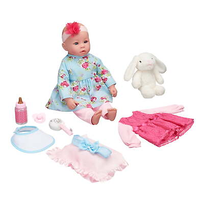 #ad 18quot; Doll and Accessories Set with Plush Bunny $23.97