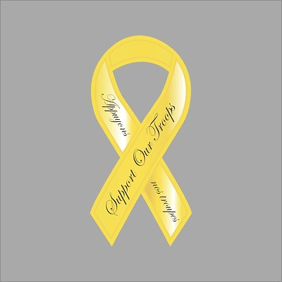 #ad Support Troops Yellow Ribbon Wall Car Window Vinyl Decal Sticker Misc Graphic $17.77