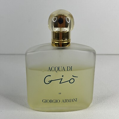#ad VINTAGE RARE Acqua Di Gio By Giorgio Armani Perfume 3.4 Oz 100 mL $125.00