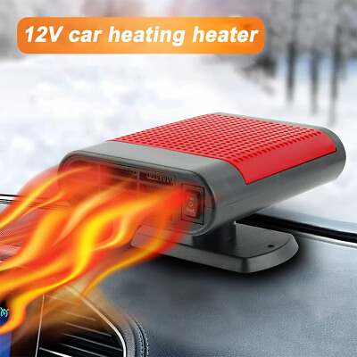 #ad 500W Portable Electric Car Heater 12V DC Heating Fan Defogger Defroster Demister $16.14