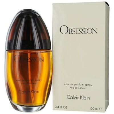 #ad CK Calvin Klein Obsession Women Eau De Parfum Spray 3.3 Oz 100 Ml Sealed In Box $31.95