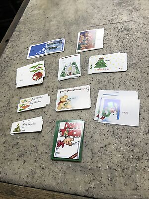 #ad Lot Of 101 Vintage Christmas Holiday Gift Tags NOS Funny Cute Fast Shipping $9.99