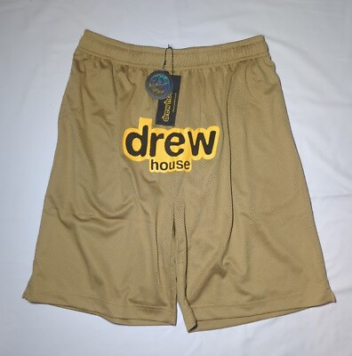 #ad Drew House Mesh Sand Shorts Basketball Shorts Justin Bieber Size LARGE $39.99