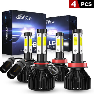 #ad H11 9005 LED Headlight Bulb High Low Beam Bright for Honda Civic 2014 2021 Combo $36.79