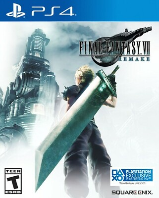 #ad Final Fantasy VII Remake for PlayStation 4 New Video Game PS 4 $22.71