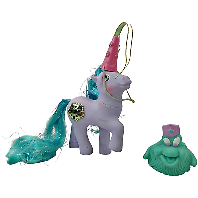 #ad My Little Pony MLP G1 Princess Sparkle Unicorn Hugster Bushwoolie 1987 w Hat $45.00