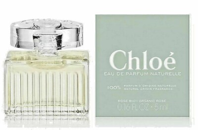 #ad Chloe Eau de Parfum Naturelle MINIATURE SPLASH SIZE 5ml New in box L@@K $14.99