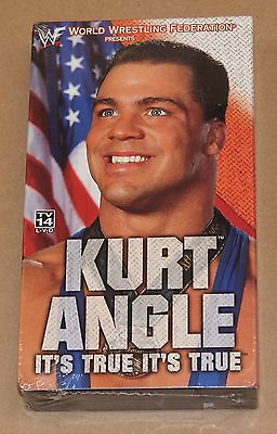 #ad WWF Kurt Angle: Its True Its True VHS 2000 Wrestling Superstar BRAND NEW $15.90