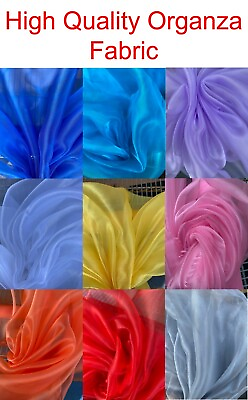 60quot; Sparkle Organza Sheer FabricFor Decoration FabricApparelCostumesCrafts $9.99