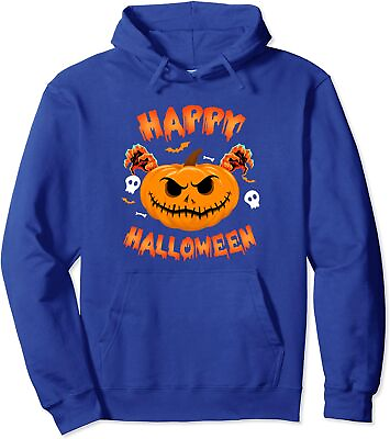 #ad Happy Halloween Funny Pumpkin Happy Halloween Unisex Hooded Sweatshirt $34.99