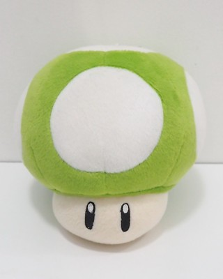 #ad Super Mario DS 64 Super Mushroom Green Banpresto 2007 Plush 7quot; Toy Doll Japan $14.06