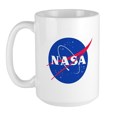 #ad CafePress NASA Coffee Mug Large 15 oz. White Coffee Cup 38977566 $20.99