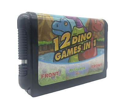 #ad Sega Genesis 12 Dino Games In 1 12 in 1 Games $25.00