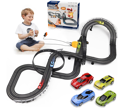 #ad Slot Car Race Track Set Battery or Electric Race Car Track Toys for Kids Boys $59.99
