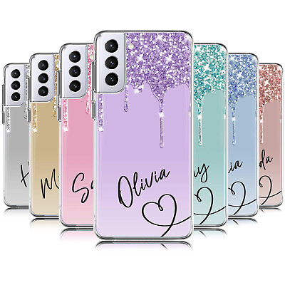Bling Personalised Name Case Phone Cover For Samsung Galaxy S22 Ultra S21 S20 FE $7.98