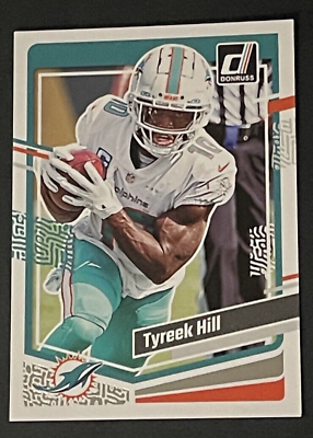 #ad 2023 Panini Donruss Tyreek Hill Full Name Image Variation SP #187 Miami Dolphins $3.99