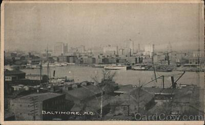 #ad 1906 BaltimoreMD City View Maryland Antique Postcard 2c stamp Vintage Post Card $9.99