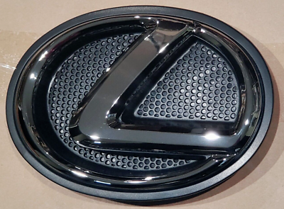 #ad New Black Chrome Emblem Fits Lexus IS250 IS350 Front Grille Base 2014 15 16 17 $99.99
