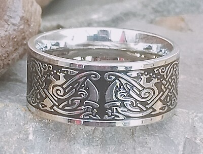 #ad Viking Tree of Life Ring Stainless Steel Viking Ring Celtic Tree of Life Ring GBP 9.95